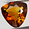 Natural Imperial Topaz 3.77 Ct. Trilliant Shape 10.5 Mm Gemstone From Brazil Natural Imperial Topaz 3.77 Ct. Trilliant Shape 10.5 Mm Gemstone From Brazil