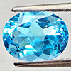 Natural Swiss Blue Topaz 2.35 Ct. Oval Shape 9.1 x 7.1 Mm Gemstone From Brazil
