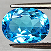 Natural Swiss Blue Topaz 2.20 Ct. Oval Shape 9.3 x 7.2 Mm Gemstone From Brazil