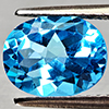 Natural Swiss Blue Topaz 2.33 Ct. Oval Shape 9.2 x 7.2 Mm Gemstone From Brazil