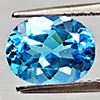 Natural Swiss Blue Topaz 2.24 Ct. Oval Shape 9.1 x 7.1 Mm Gemstone From Brazil