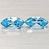 Natural Swiss Blue Topaz 2.91 Ct. 2 Pcs Marquise Shape 10.2 x 5.2 Mm Gemstones