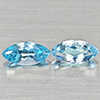 Natural Swiss Blue Topaz 2.83 Ct. 2 Pcs Marquise Shape 10.1 x 5.1 Mm Gemstones