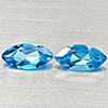 Natural Swiss Blue Topaz 2.16 Ct. 2 Pcs Marquise Shape 9.8 x 5.1 Mm Gemstones