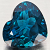 Natural London Blue Topaz 5.74 Ct. Heart Shape 11.1 x 9.8 Mm Gemstone