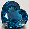 Natural London Blue Topaz 3.57 Ct. Heart Shape 9.7 x 8.7 Mm Gemstone