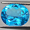 Natural Baby Blue Color Topaz 3.75 Ct. Oval Shape 11 x 9 Mm Gemstone
