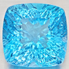 Natural Baby Blue Color Topaz 23.02 Ct. Cushion Concave Cut 16 Mm Gemstone Natural Baby Blue Color Topaz 23.02 Ct. Cushion Concave Cut 16 Mm Gemstone