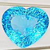 Natural Baby Blue Color Topaz 34.94 Ct. Heart Concave Cut 22 x 19 Mm Gemstone Natural Baby Blue Color Topaz 34.94 Ct. Heart Concave Cut 22 x 19 Mm Gemstone