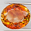 Natural Imperial Topaz 22.68 Ct. Oval Shape 17.5 x 15.5 Mm Gemstone From Brazil