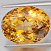 Natural Imperial Topaz 18.27 Ct. Oval Shape 17.2 x 13.2 Mm Gemstone From Brazil