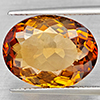 Natural Imperial Topaz 12.25 Ct. Oval Shape 16.1 x 12.2 Mm Gemstone From Brazil