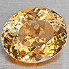 Natural Imperial Topaz 22.93 Ct. Oval Shape 18.7 x 15.7 Mm Gemstone From Brazil