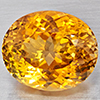 Natural Imperial Topaz 23.25 Ct. Oval Shape 17.2 x 14.3 Mm Gemstone From Brazil