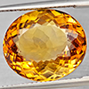 Natural Imperial Topaz 15.42 Ct. Oval Shape 16 x 13.8 Mm Gemstone From Brazil