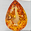 Natural Imperial Topaz 19.86 Ct. Pear Concave Cut  19.4 x 14 Mm Gemstone