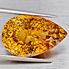 Natural Imperial Topaz 17.93 Ct. Pear Concave Cut  20 x 12.8 Mm Gemstone