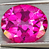 Natural Pink Topaz 5.49 Ct. Oval Shape 12 x 10 Mm Gemstone From Brazil