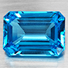Natural Swiss Blue Topaz 49.80 Ct. Octagon Shape 29 x 17.9 Mm Gemstone From Brazil