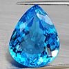 Natural Swiss Blue Topaz 33.13 Ct. Pear Shape 22 x 17.9 Mm Gemstone From Brazil