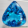 Natural Swiss Blue Topaz 42.76 Ct. Pear Shape 22 x 20 Mm Gemstone From Brazil