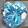 Natural Baby Blue Topaz 5.38 Ct. Heart Shape 11.1 Mm Gemstone From Brazil Natural Baby Blue Topaz 5.38 Ct. Heart Shape 11.1 Mm Gemstone From Brazil