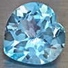 Natural Baby Blue Topaz 4.96 Ct. Heart Shape 11.2 Mm Gemstone From Brazil Natural Baby Blue Topaz 4.96 Ct. Heart Shape 11.2 Mm Gemstone From Brazil