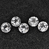 Natural White Topaz 5.07 Ct. 5 Pcs Round Shape 6.2 Mm Gemstone from Brazil Natural White Topaz 5.07 Ct. 5 Pcs Round Shape 6.2 Mm Gemstone from Brazil