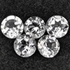 Natural White Topaz 5.31 Ct. 5 Pcs Round Shape 6.2 Mm Gemstone from Brazil Natural White Topaz 5.31 Ct. 5 Pcs Round Shape 6.2 Mm Gemstone from Brazil