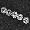 Natural White Topaz 5.41 Ct. 5 Pcs Round Shape 6.3 Mm Gemstone from Brazil Natural White Topaz 5.41 Ct. 5 Pcs Round Shape 6.3 Mm Gemstone from Brazil