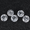 Natural White Topaz 5.33 Ct. 5 Pcs Round Shape 6.2 Mm Gemstone from Brazil Natural White Topaz 5.33 Ct. 5 Pcs Round Shape 6.2 Mm Gemstone from Brazil