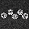 Natural White Topaz 5.02 Ct. 5 Pcs Round Shape 6.2 Mm Gemstone from Brazil Natural White Topaz 5.02 Ct. 5 Pcs Round Shape 6.2 Mm Gemstone from Brazil