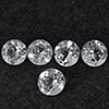 Natural White Topaz 5.25 Ct. 5 Pcs Round Shape 6.3 Mm Gemstone from Brazil Natural White Topaz 5.25 Ct. 5 Pcs Round Shape 6.3 Mm Gemstone from Brazil