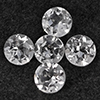 Natural White Topaz 5.33 Ct. 5 Pcs Round Shape 6.3 Mm Gemstone from Brazil Natural White Topaz 5.33 Ct. 5 Pcs Round Shape 6.3 Mm Gemstone from Brazil