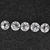 Natural White Topaz 5.34 Ct. 5 Pcs Round Shape 6.1 Mm Gemstone from Brazil Natural White Topaz 5.34 Ct. 5 Pcs Round Shape 6.1 Mm Gemstone from Brazil