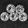 Natural White Topaz 5.60 Ct. 5 Pcs Round Shape 6.3 Mm Gemstone from Brazil Natural White Topaz 5.60 Ct. 5 Pcs Round Shape 6.3 Mm Gemstone from Brazil