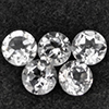 Natural White Topaz 4.99 Ct. 5 Pcs Round Shape 6.2 Mm Gemstone from Brazil Natural White Topaz 4.99 Ct. 5 Pcs Round Shape 6.2 Mm Gemstone from Brazil