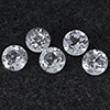 Natural White Topaz 5.01 Ct. 5 Pcs Round Shape 6.1 Mm Gemstone from Brazil Natural White Topaz 5.01 Ct. 5 Pcs Round Shape 6.1 Mm Gemstone from Brazil