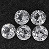 Natural White Topaz 5.31 Ct. 5 Pcs Round Shape 6.2 Mm Gemstone from Brazil Natural White Topaz 5.31 Ct. 5 Pcs Round Shape 6.2 Mm Gemstone from Brazil