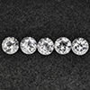 Natural White Topaz 4.97 Ct. 5 Pcs Round Shape 6.3 Mm Gemstone from Brazil Natural White Topaz 4.97 Ct. 5 Pcs Round Shape 6.3 Mm Gemstone from Brazil