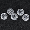 Natural White Topaz 5.32 Ct. 5 Pcs Round Shape 6.3 Mm Gemstone from Brazil Natural White Topaz 5.32 Ct. 5 Pcs Round Shape 6.3 Mm Gemstone from Brazil