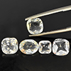 Natural White Topaz 9.18 Ct. 5 Pcs Mixed Shape Gemstone From Brazil