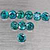 Natural Bluish Green Topaz 3.17 Ct. 10 Pcs Round Shape 4.2 Mm Gemstone from Brazil