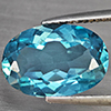 Natural Baby Blue Topaz 5.62 Ct. Oval Shape 14 x 9.5 Mm Gemstone From Brazil