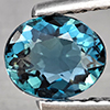 Natural London Blue Topaz 0.85 Ct. Oval Shape 6.4 x 5.4 Mm Gemstone from Brazil