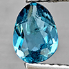 Natural London Blue Topaz 0.64 Ct. Pear Shape 6.5 x 4.8 Mm Gemstone from Brazil