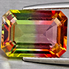 Natural Bi Color Topaz 8.67 Ct. Octagon Shape 14.3 x 10.2 Mm Gemstone from Brazil