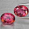 Natural Pink Topaz 3.34 Ct. 2 Pcs Oval Shape 8 x 6.3 Mm Gemstone From Brazil