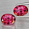 Natural Pink Topaz 3.34 Ct. 2 Pcs Oval Shape 8 x 6.3 Mm Gemstone From Brazil
