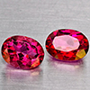 Natural Pink Topaz 2.99 Ct. 2 Pcs Oval Shape 8.2 x 6.2 Mm Gemstone From Brazil